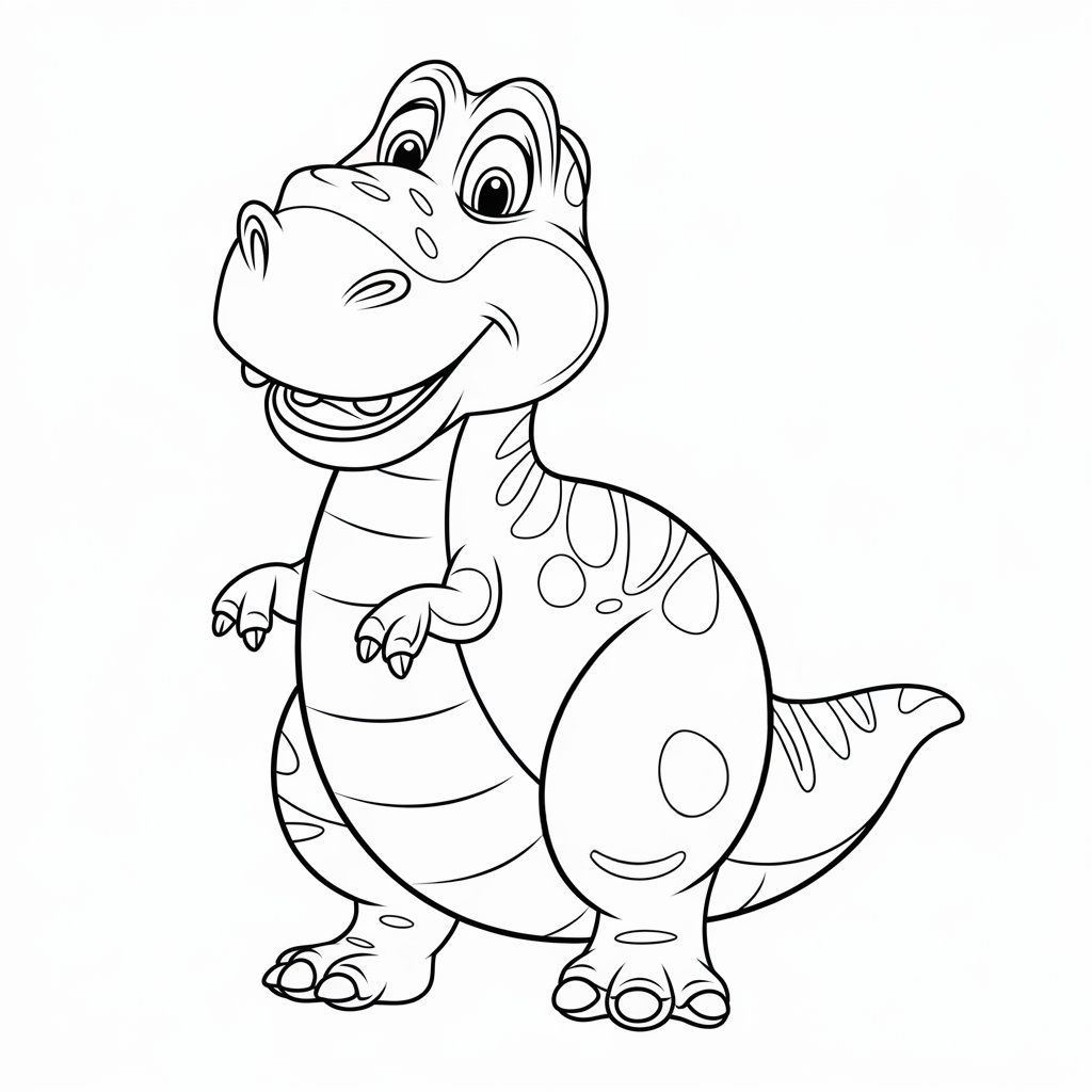 coloring pages dinosaur