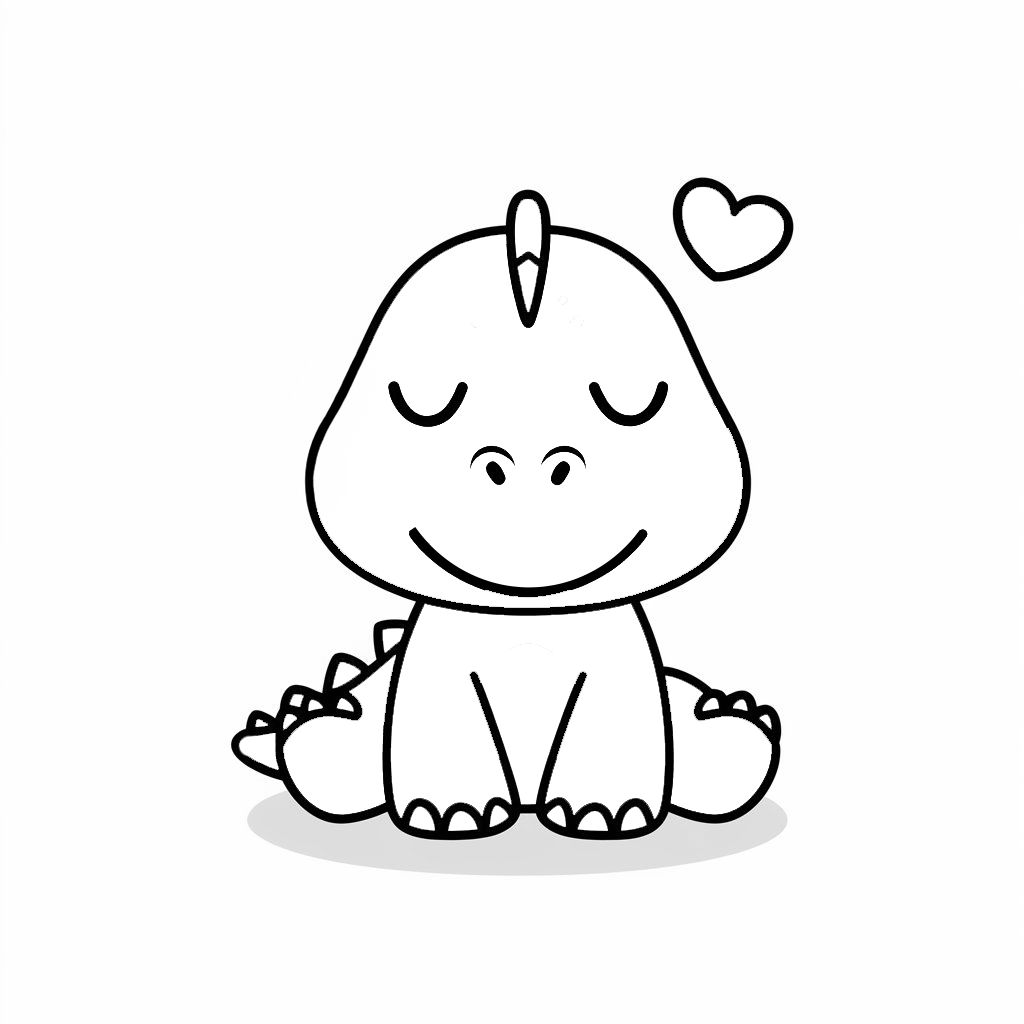 dinosaur color pages printable