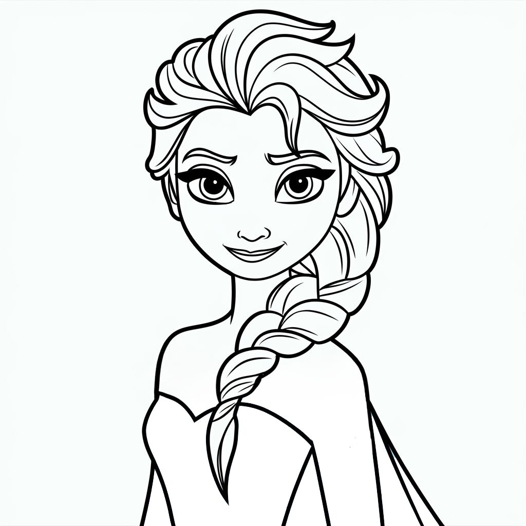printable coloring pages elsa