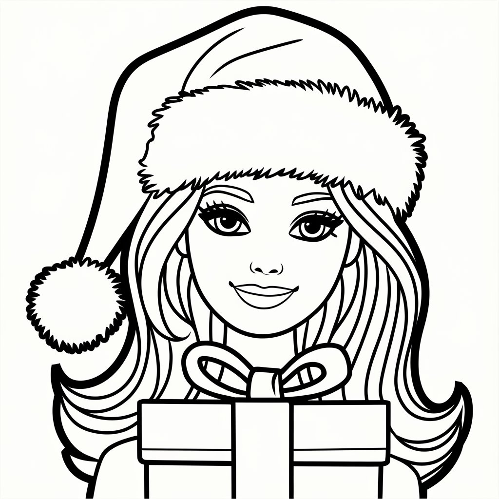 barbie color pages printables