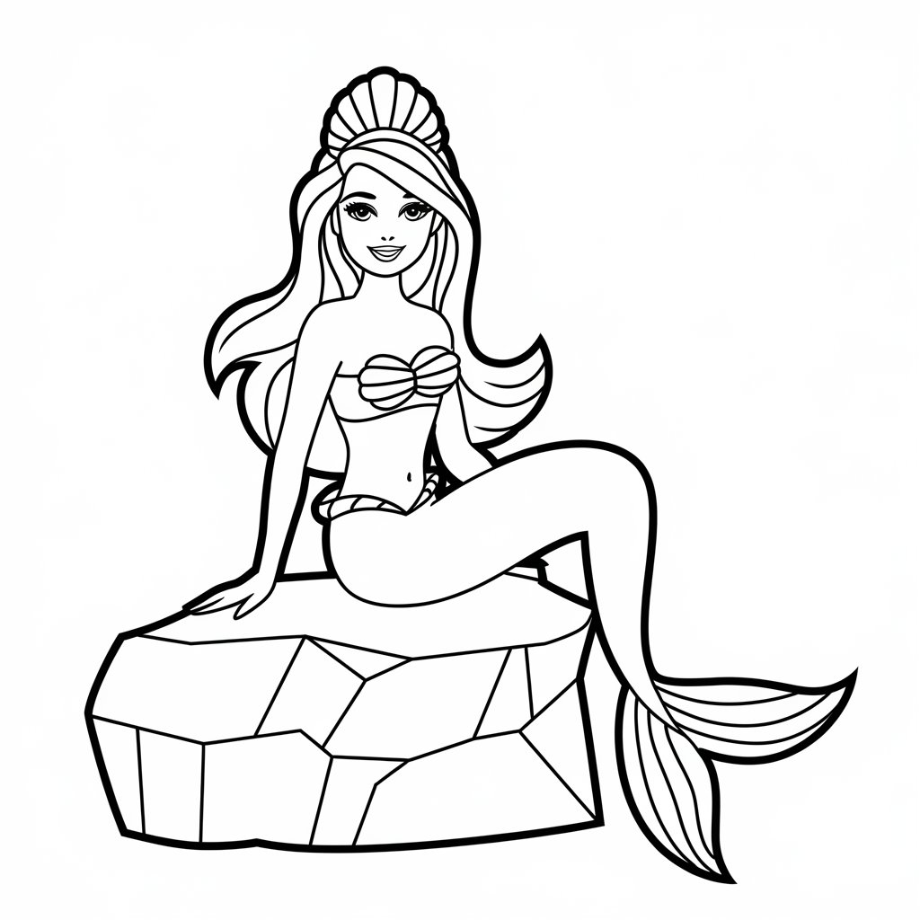 barbi coloring pages