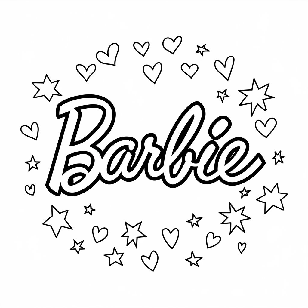 printable barbie coloring pages