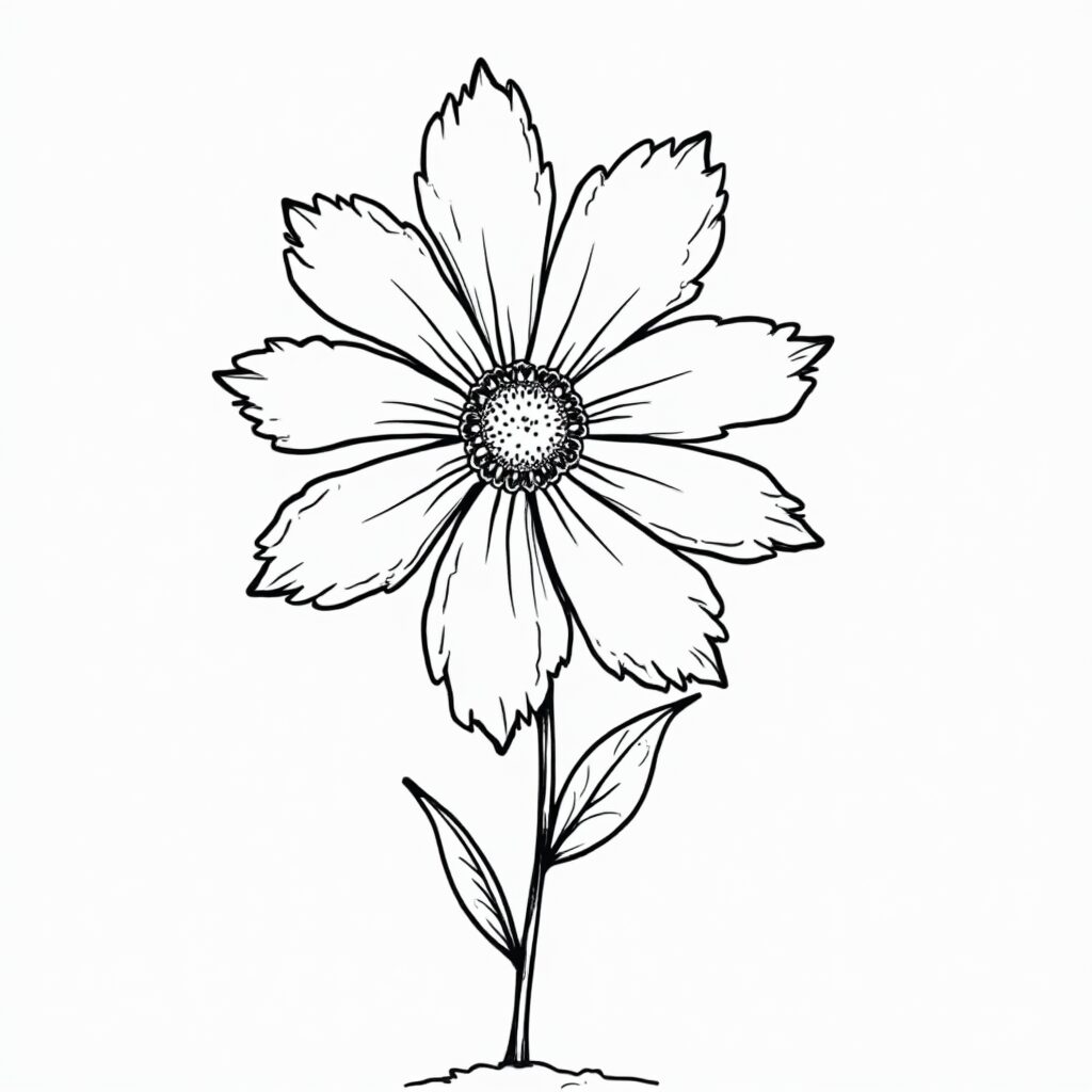 flower coloring pages printable