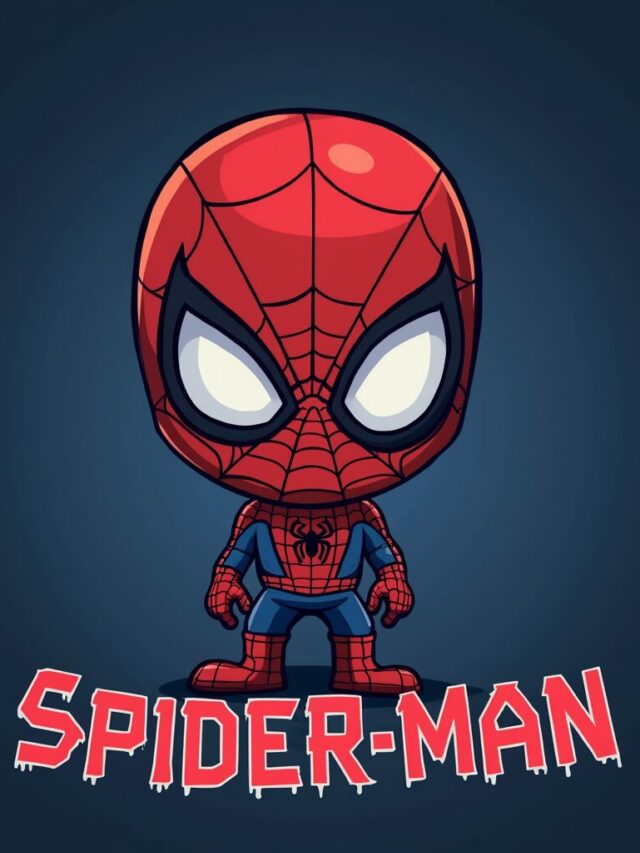 Spiderman Kleurplaat