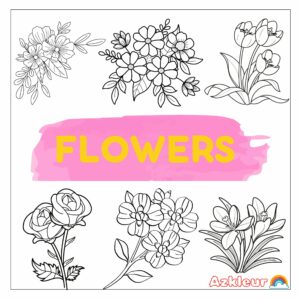 Flower Coloring Pages