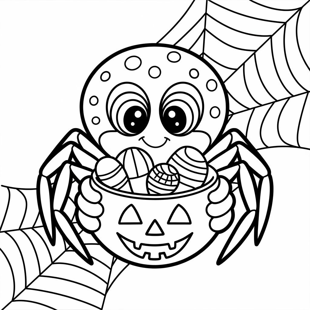 spooky halloween coloring pages