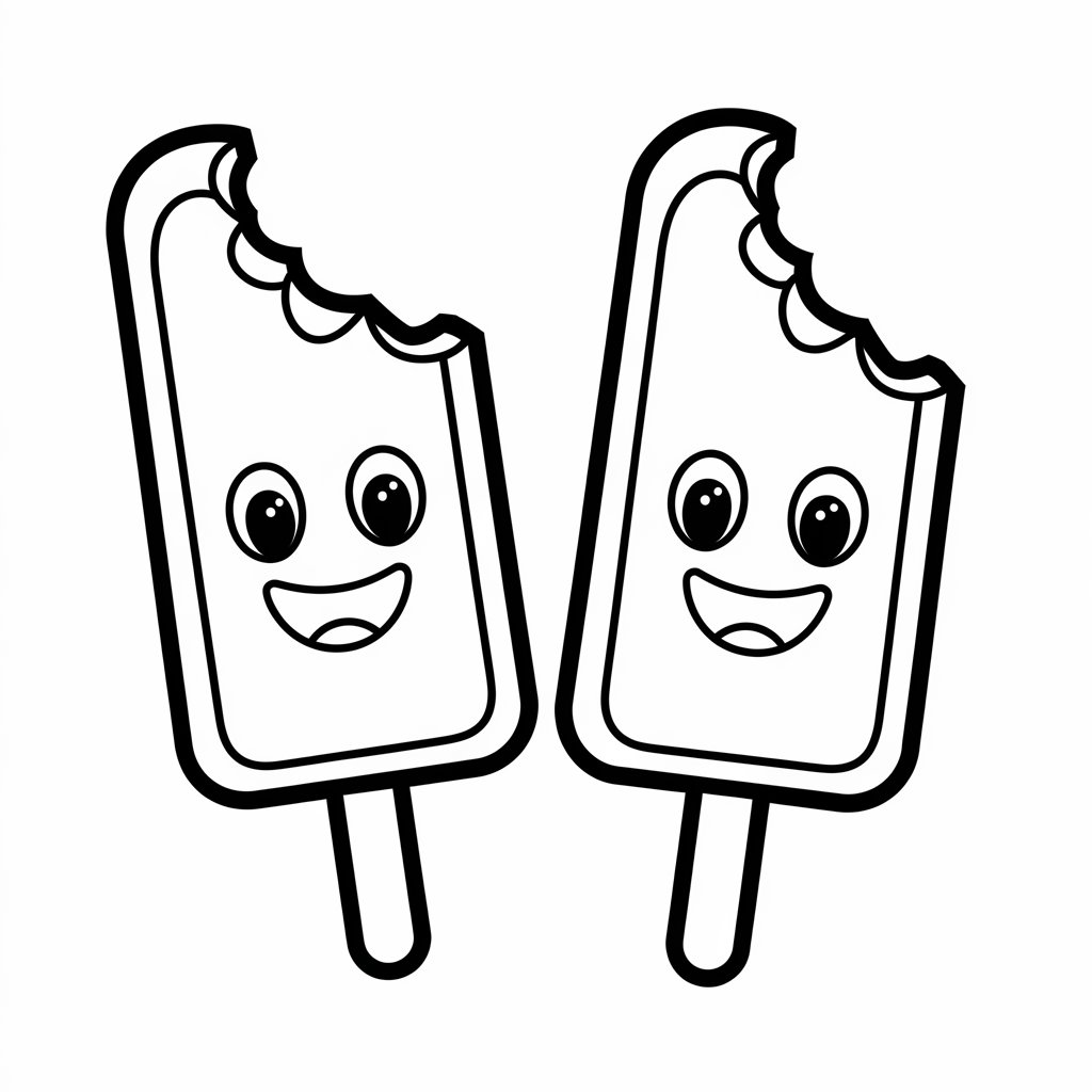 printable ice cream coloring pages