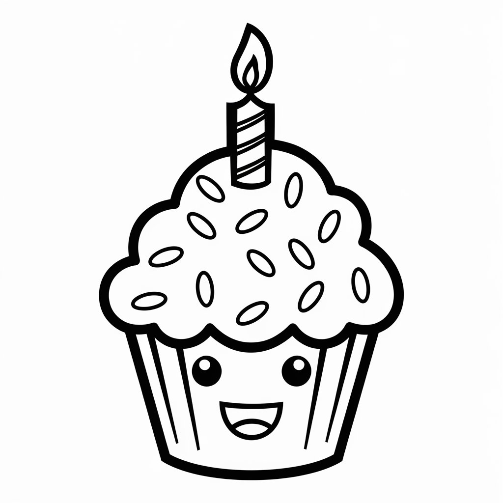 cake printable coloring pages