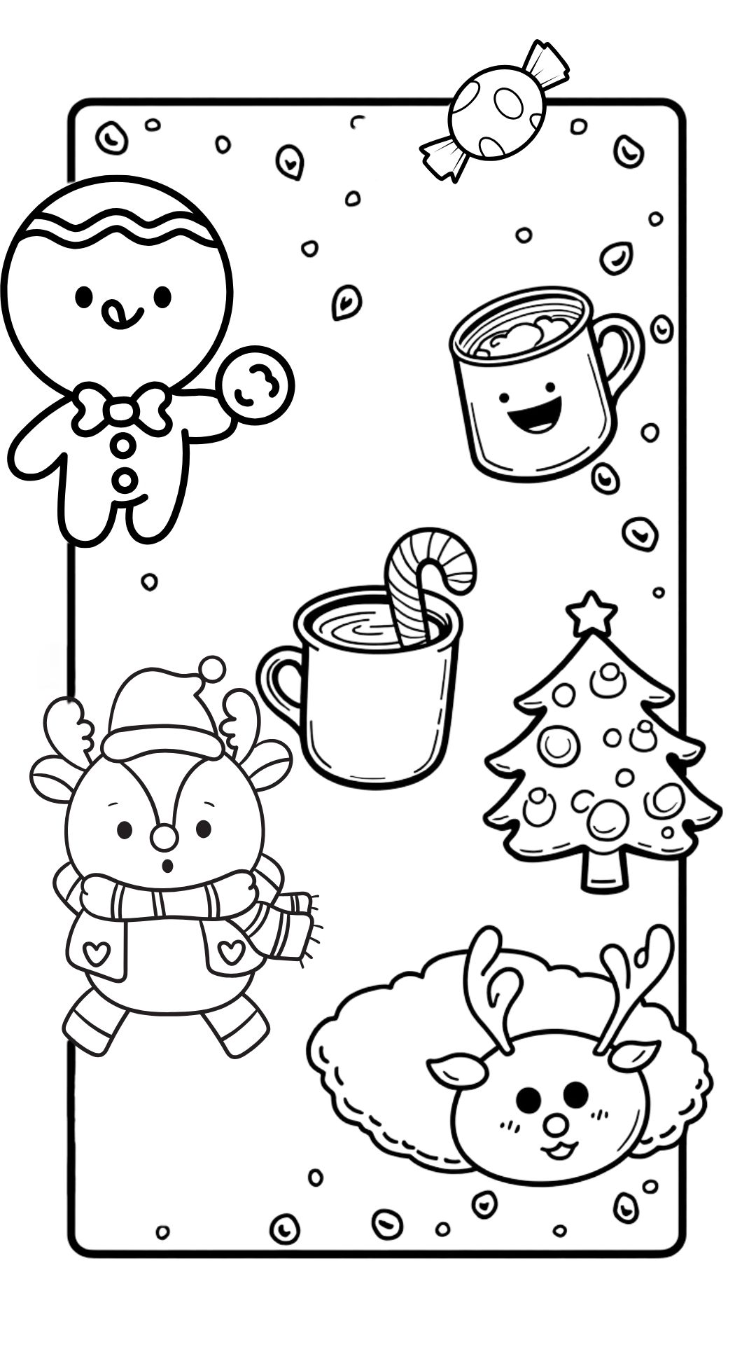 christmas coloring pages free