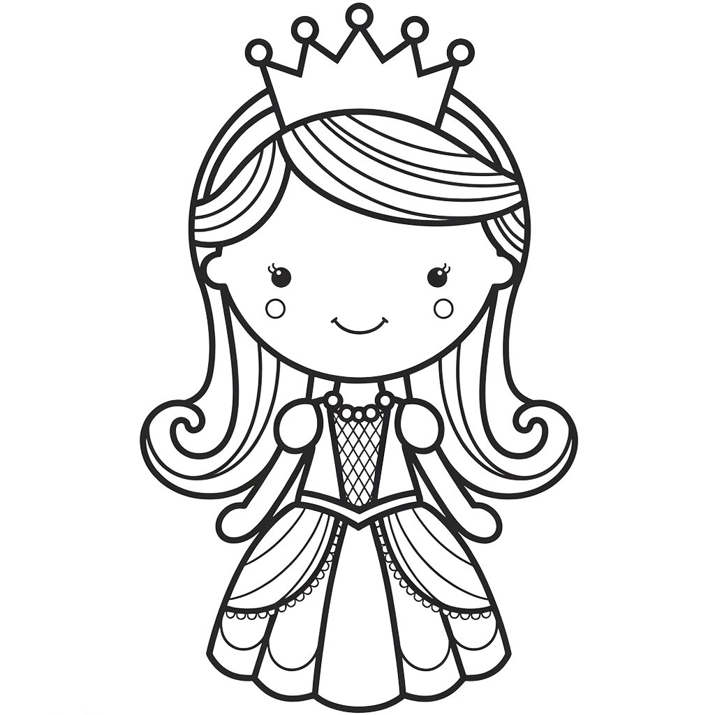 princess in a castle coloring pages