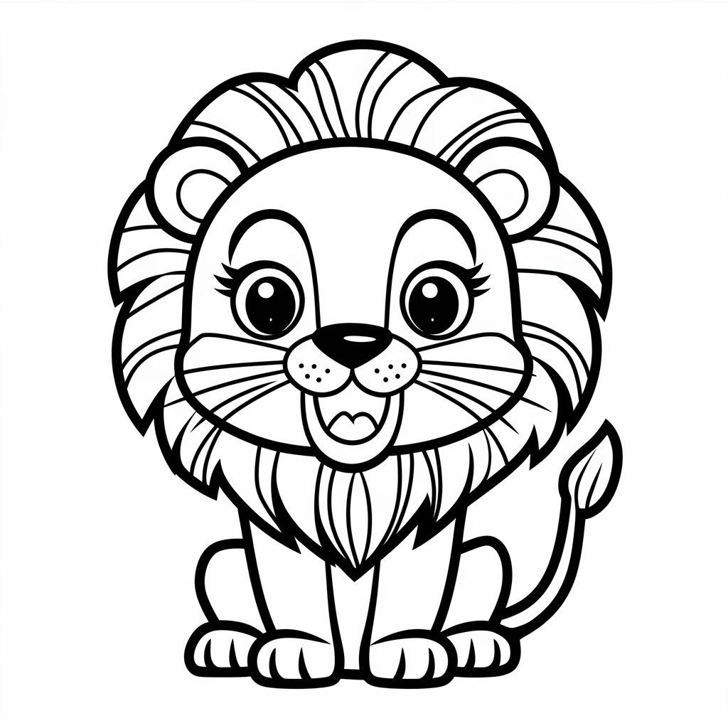 coloring pages lion