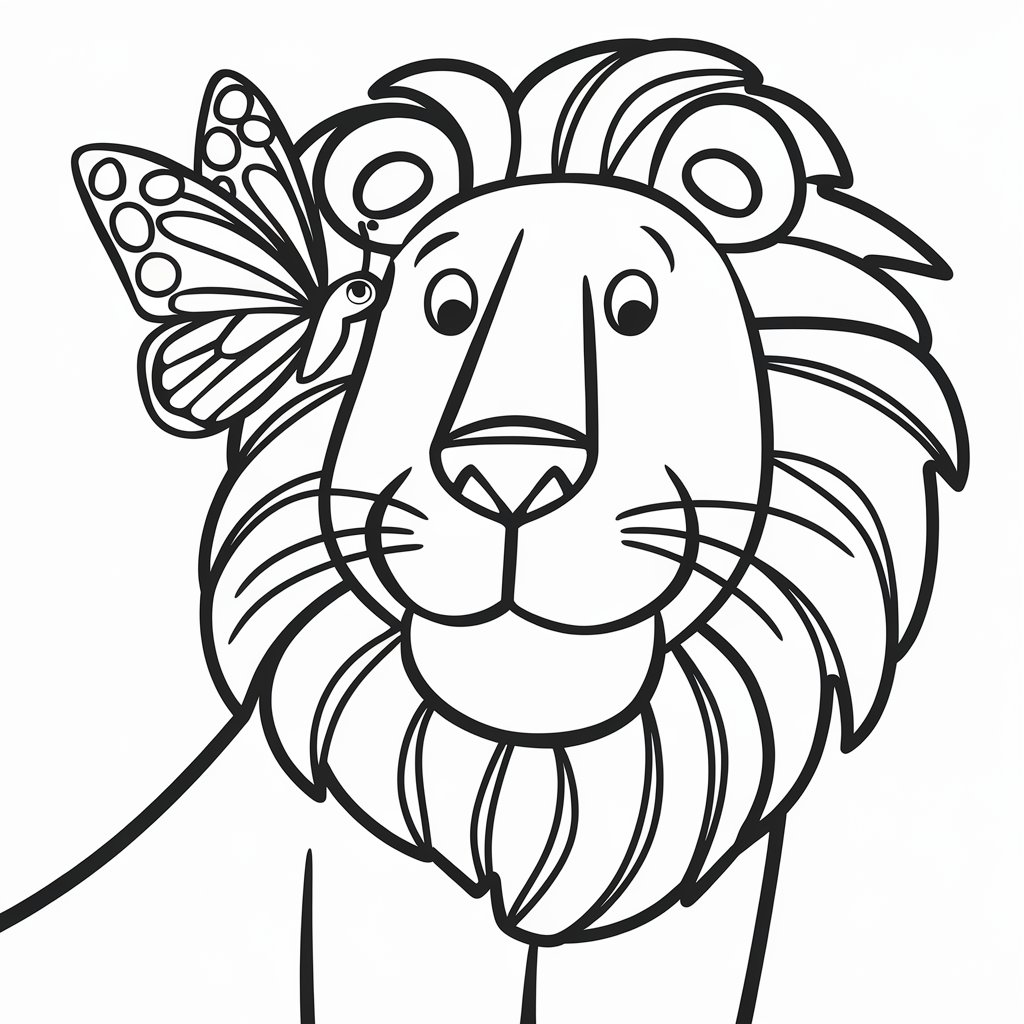 lion king coloring book pages