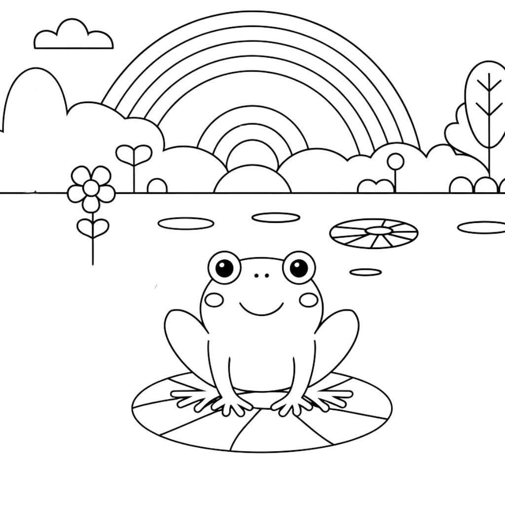 spring time coloring pages