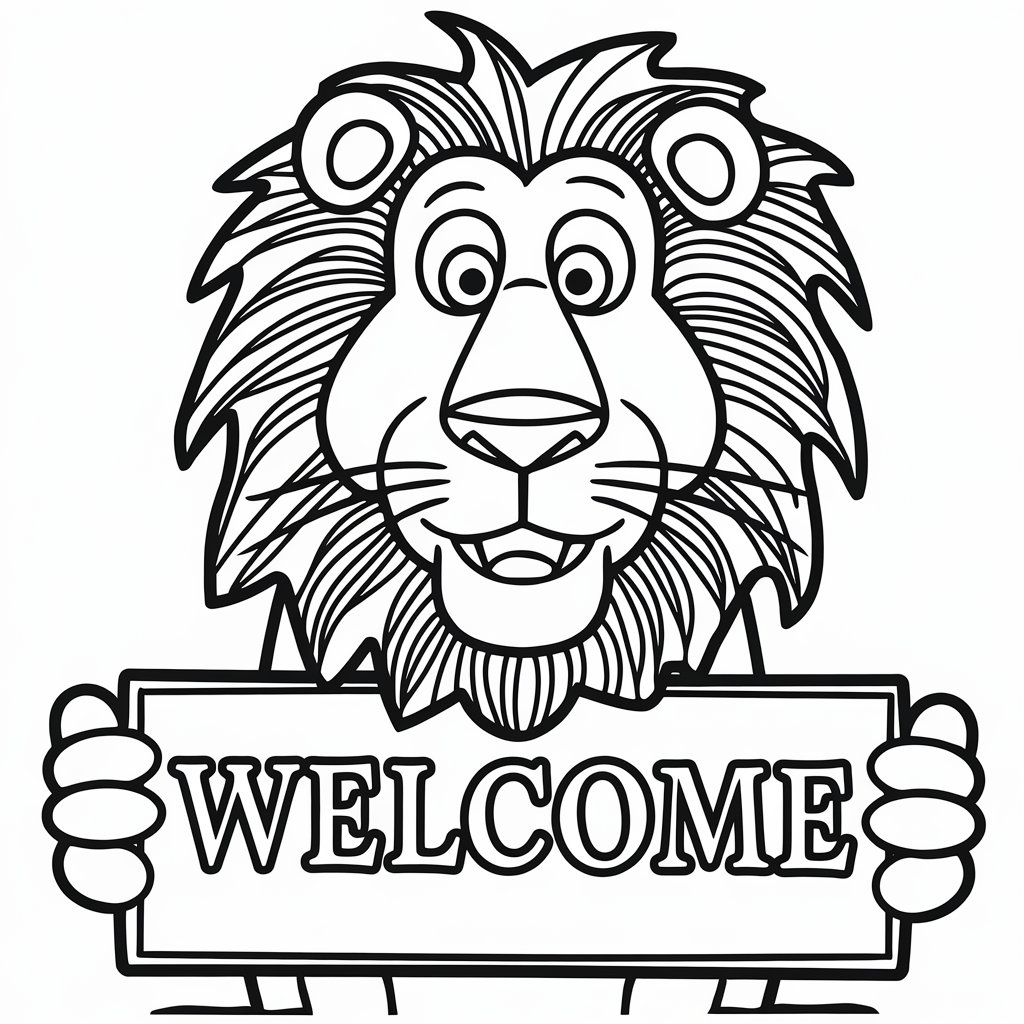 coloring page a color picture of mountain lions