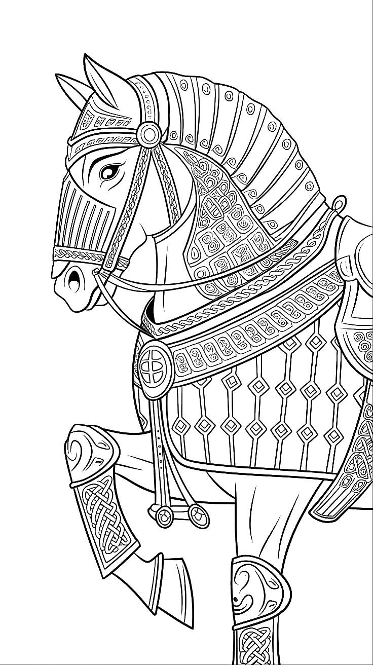 horses coloring pages