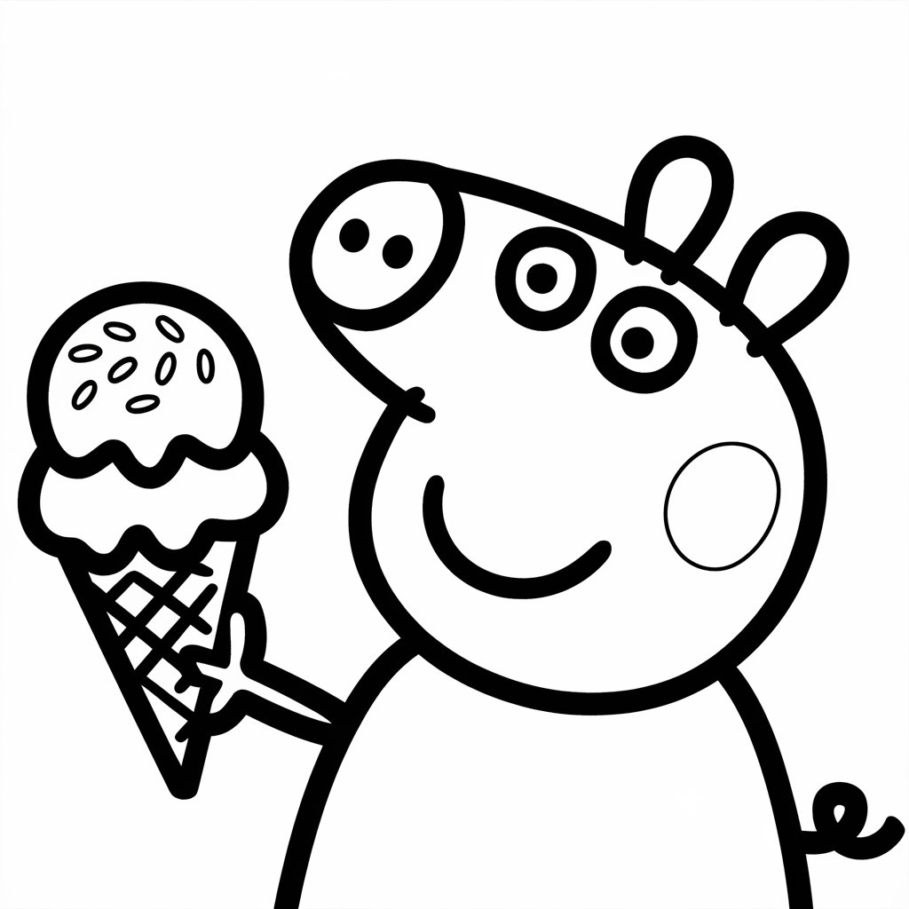 printable coloring pages ice cream