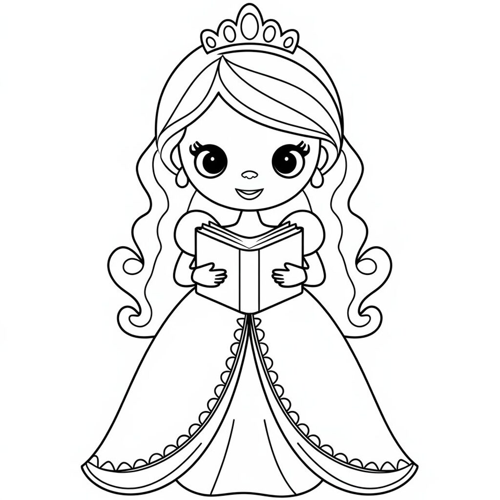 princess printable coloring pages free