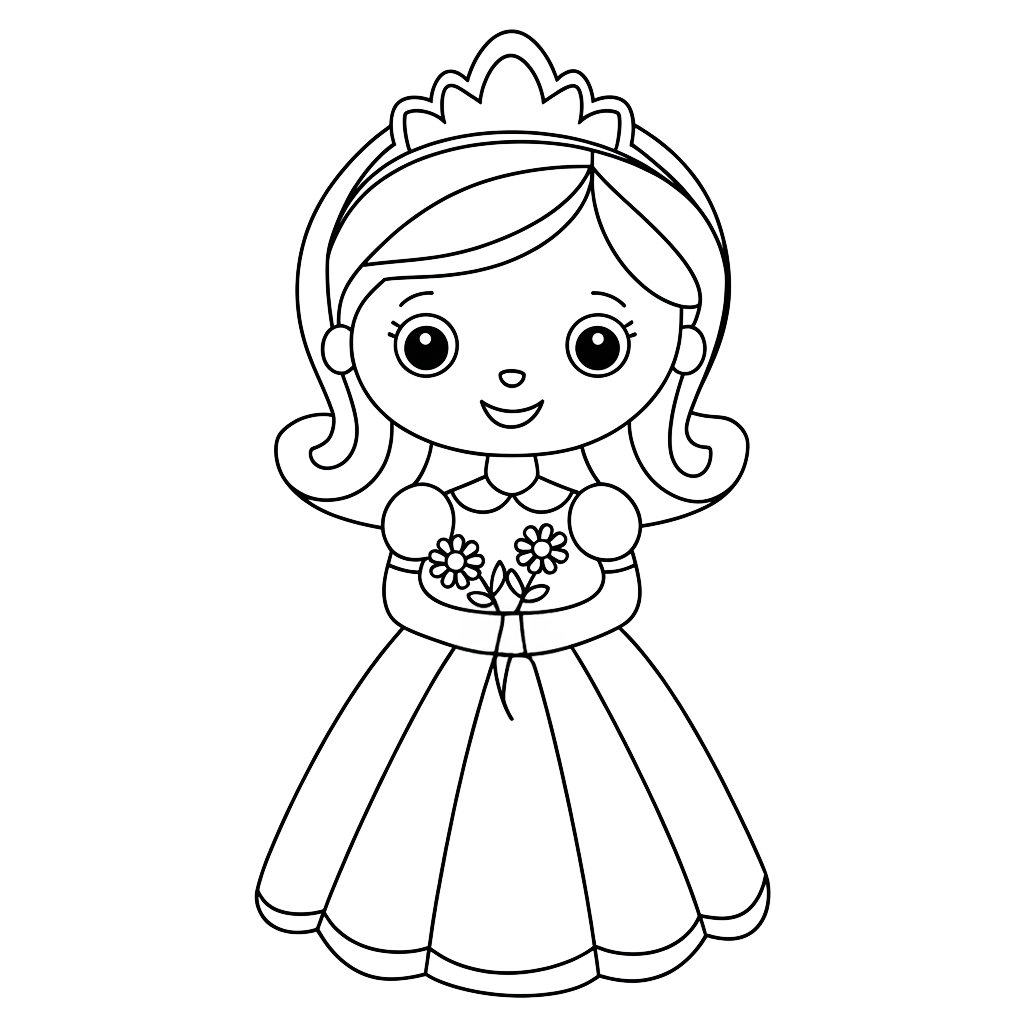 princess coloring pages free printable