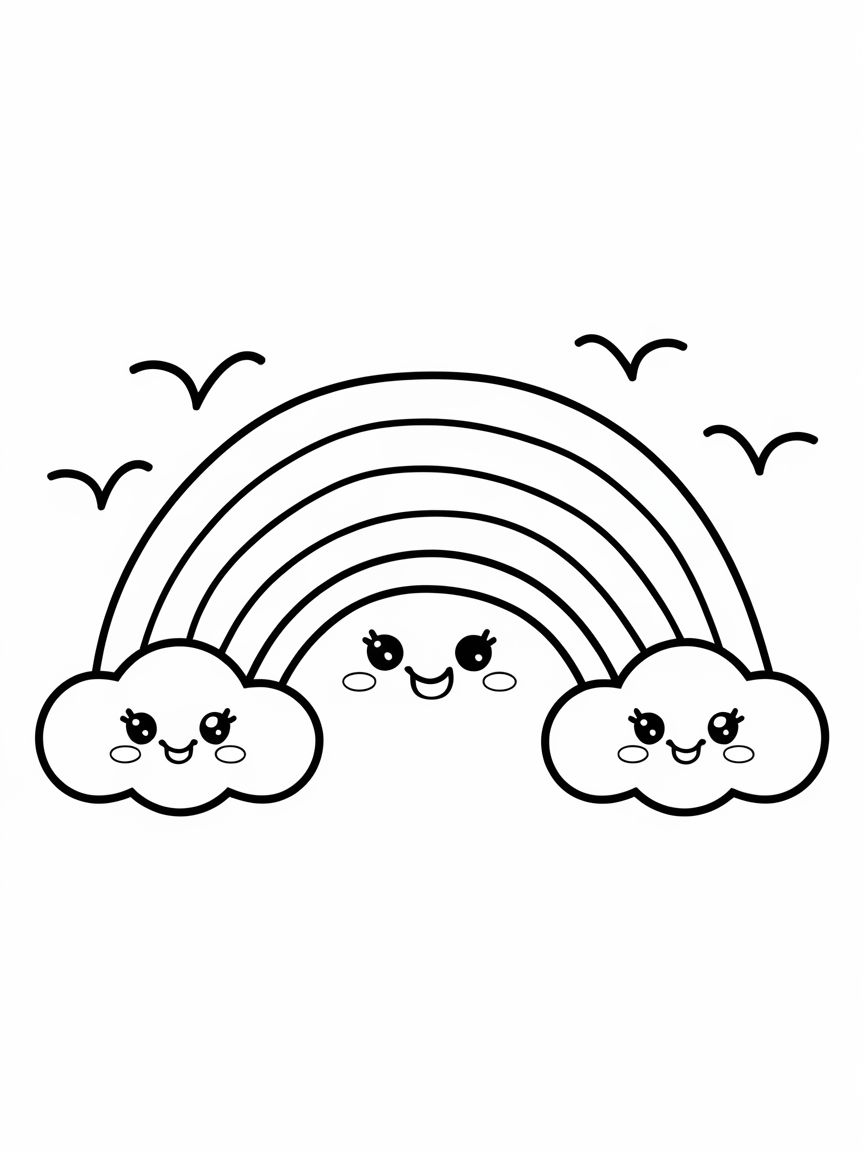 rainbow dash color page