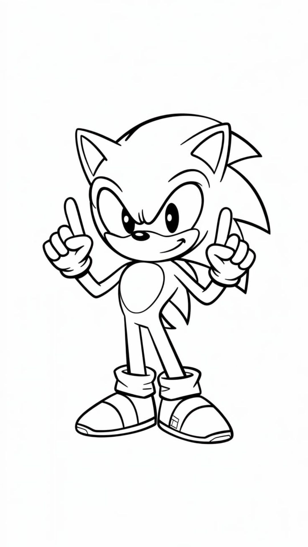 sonic the hedgehog coloring pages