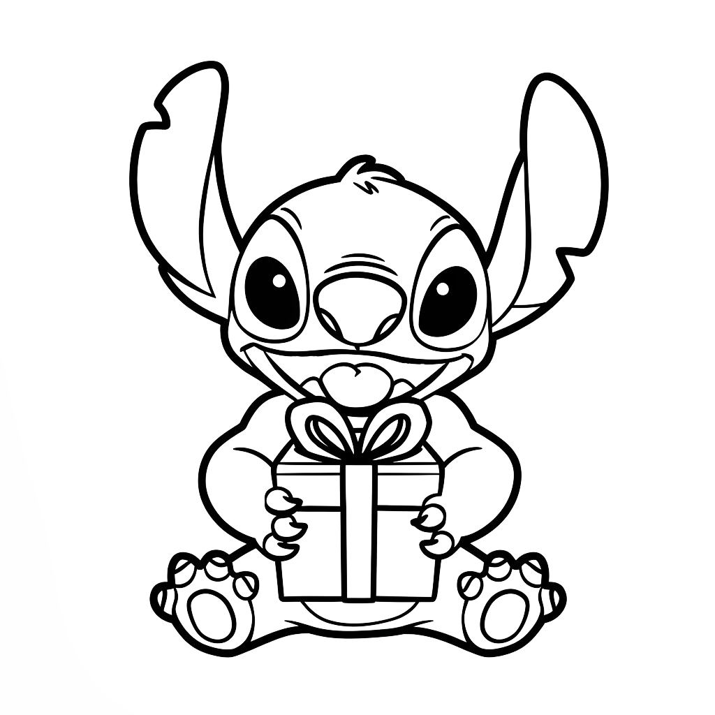 coloring pages stitch
