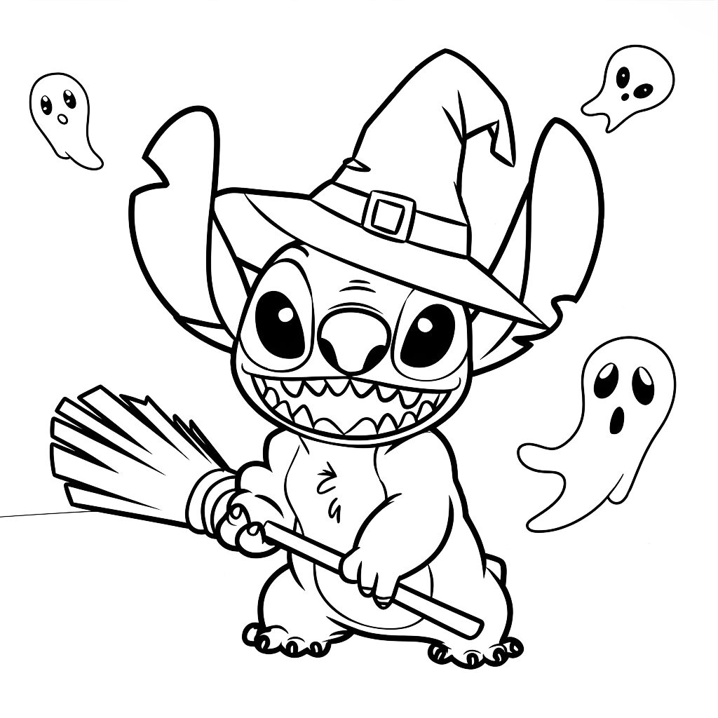 coloring pages lilo and stitch