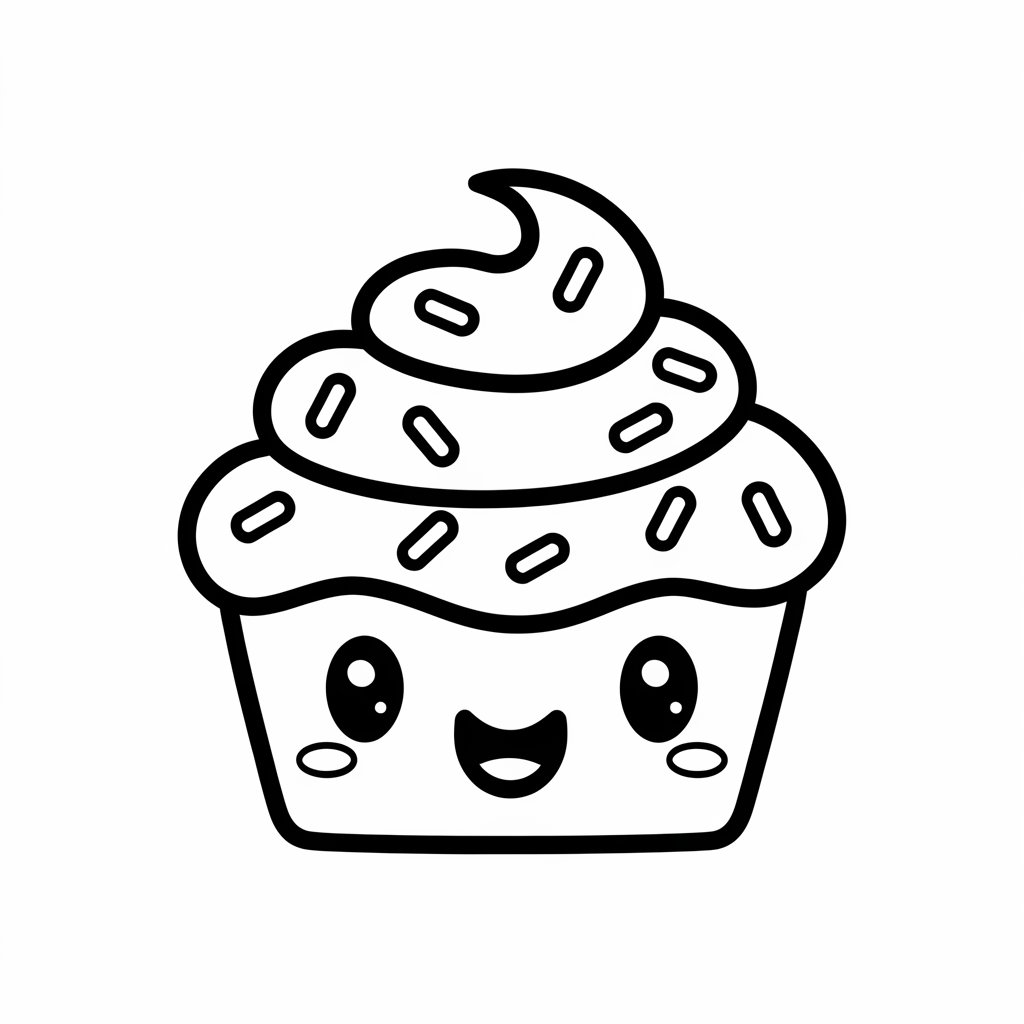cakes coloring pages