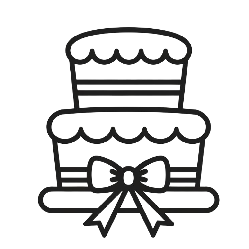 birthday cake color pages