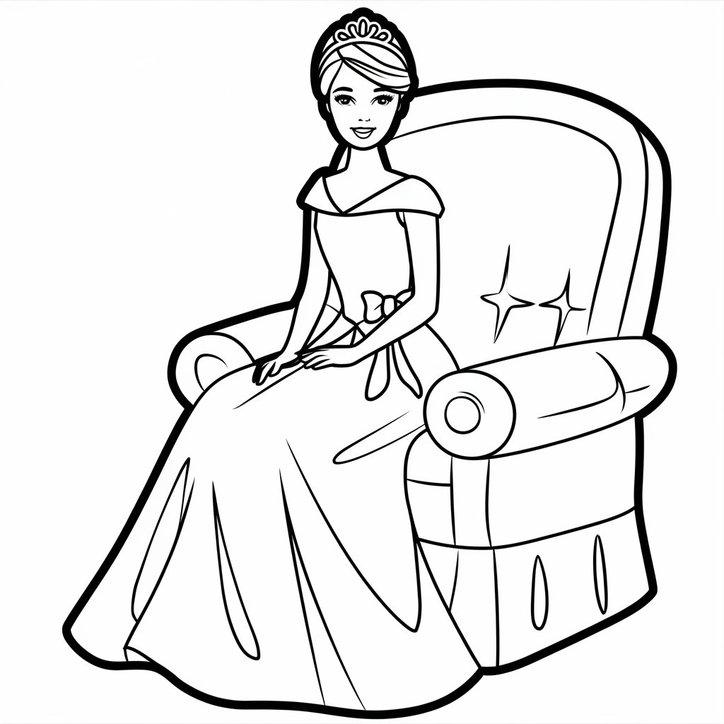 barbie coloring pages