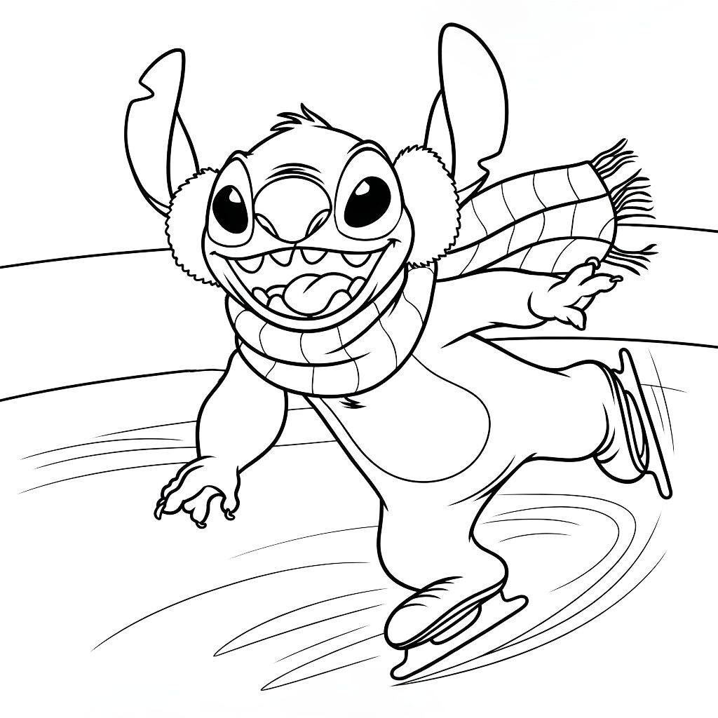 stitch coloring page
