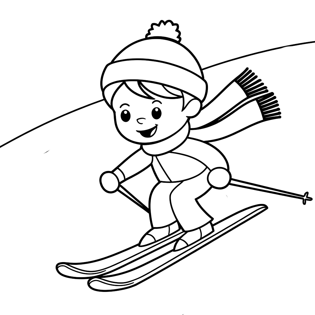 adult winter coloring pages