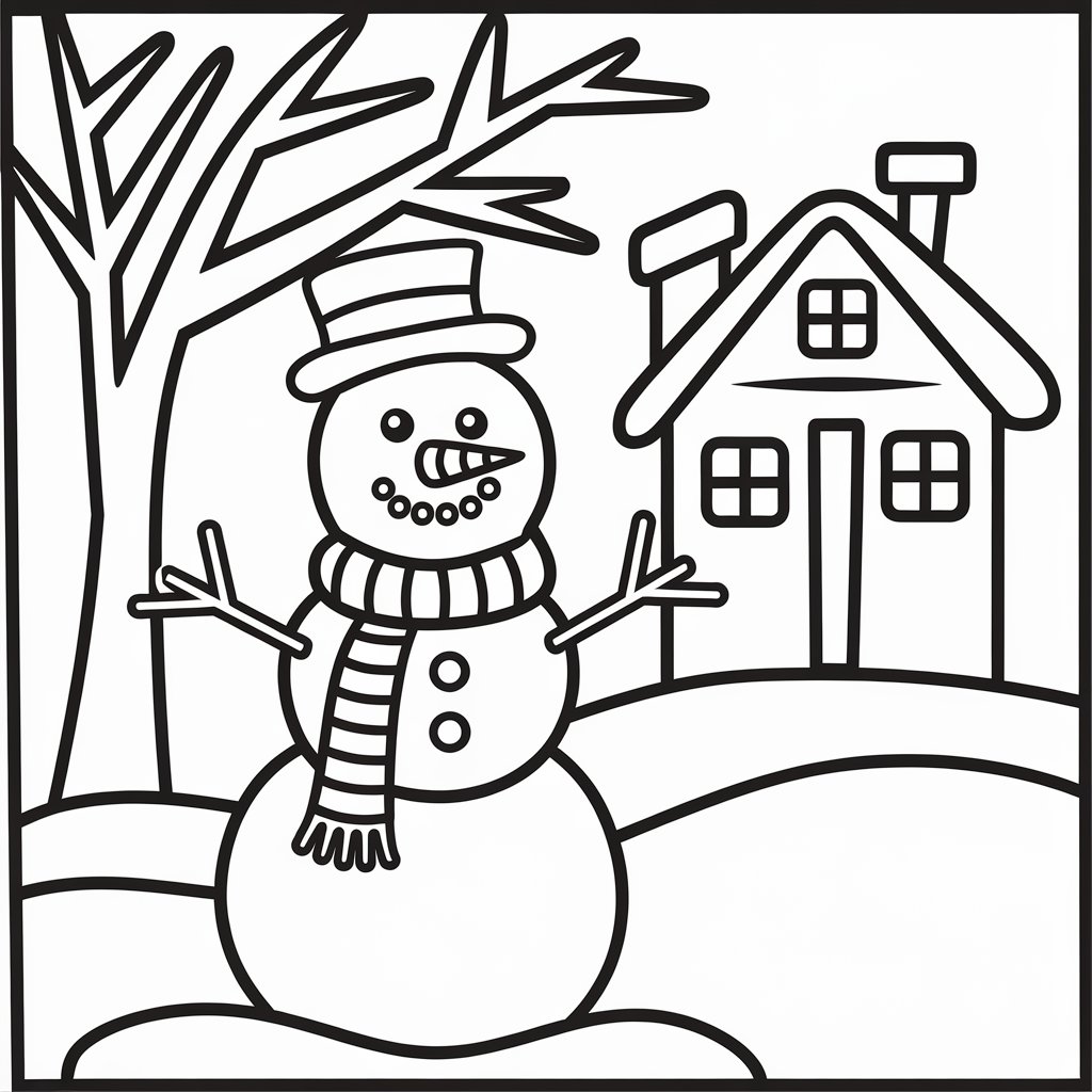 winter printable coloring pages