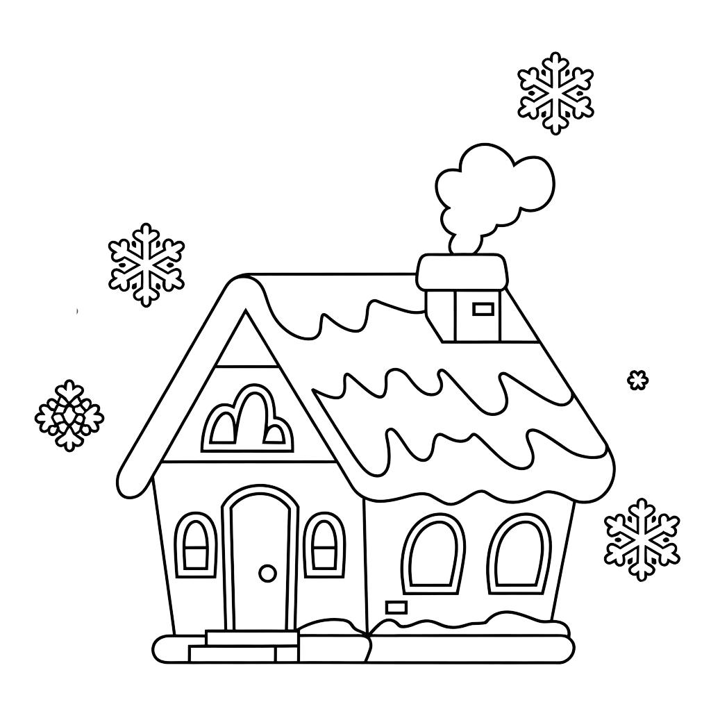 coloring pages winter
