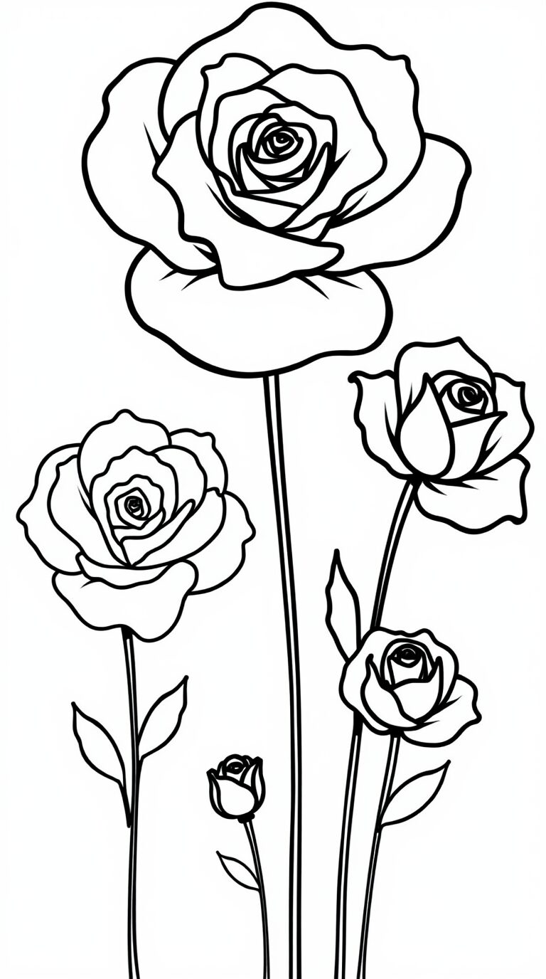 flower coloring pages