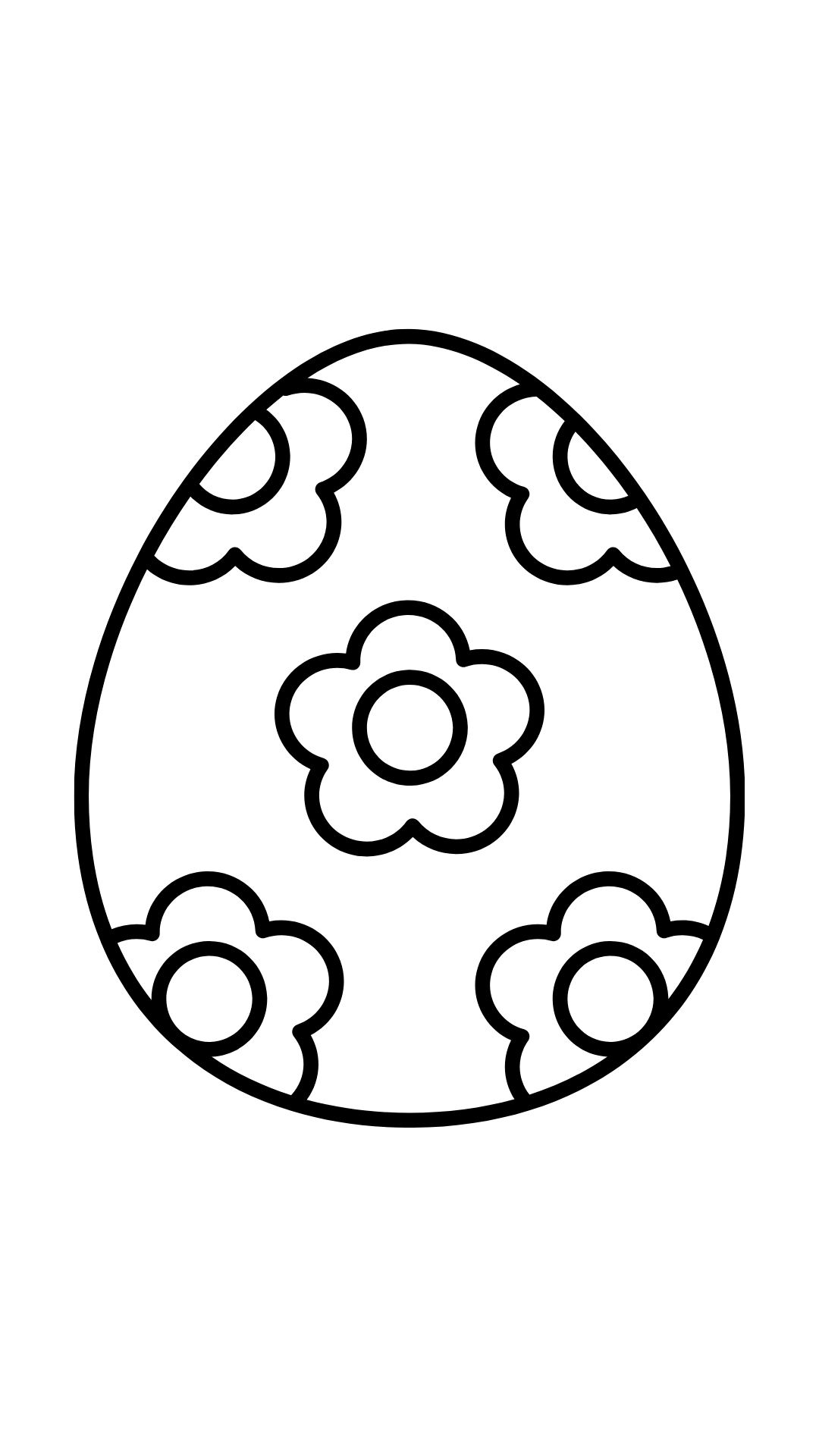 easter egg coloring pages