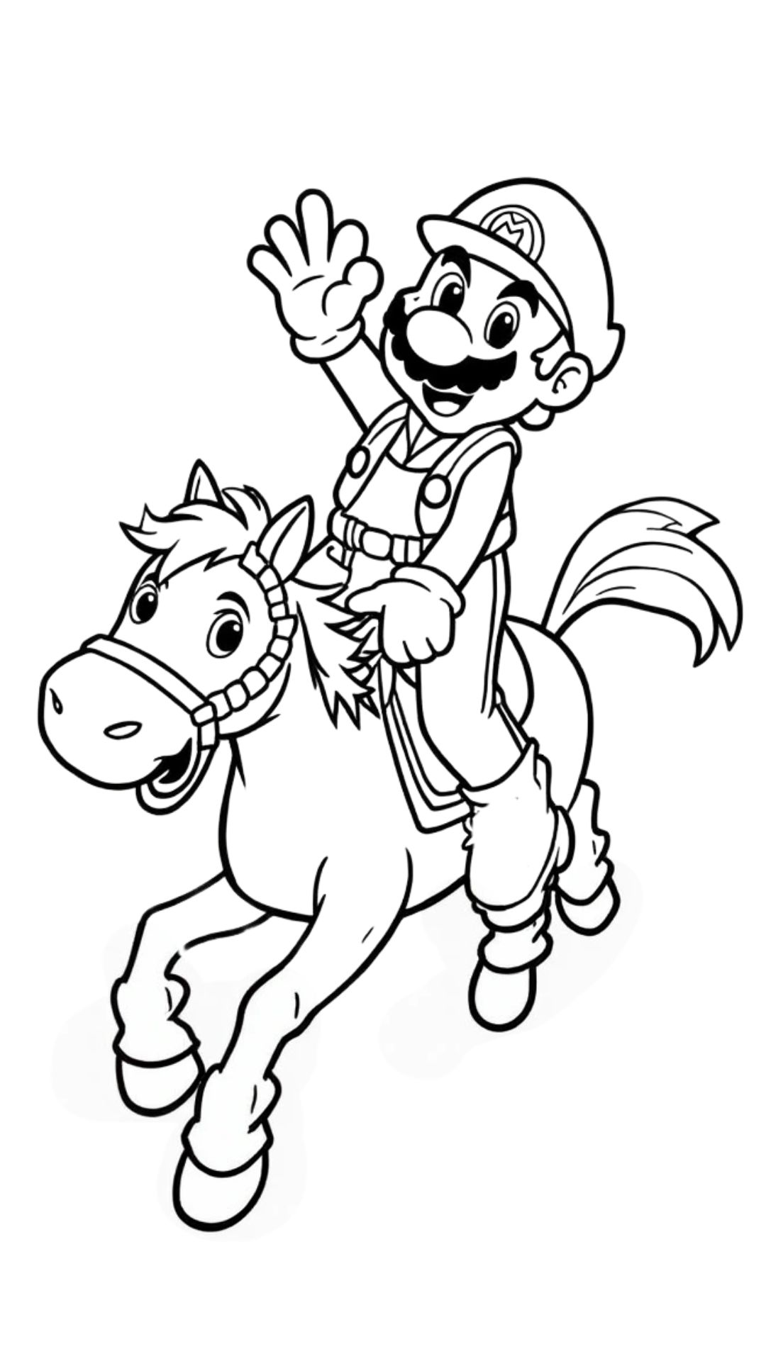 free mario coloring pages