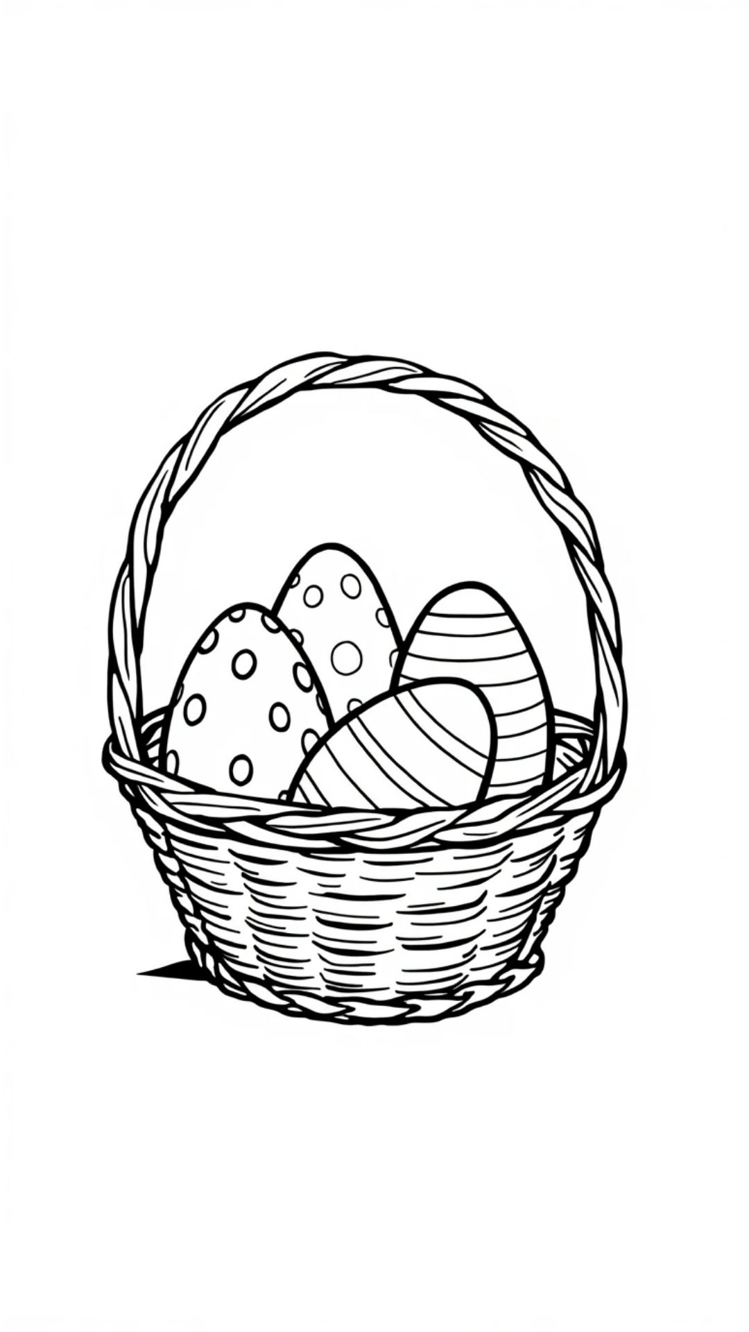easter coloring in pages
