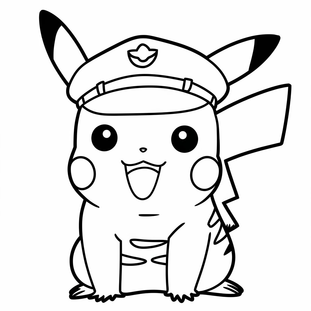 coloring pages pokemon pikachu