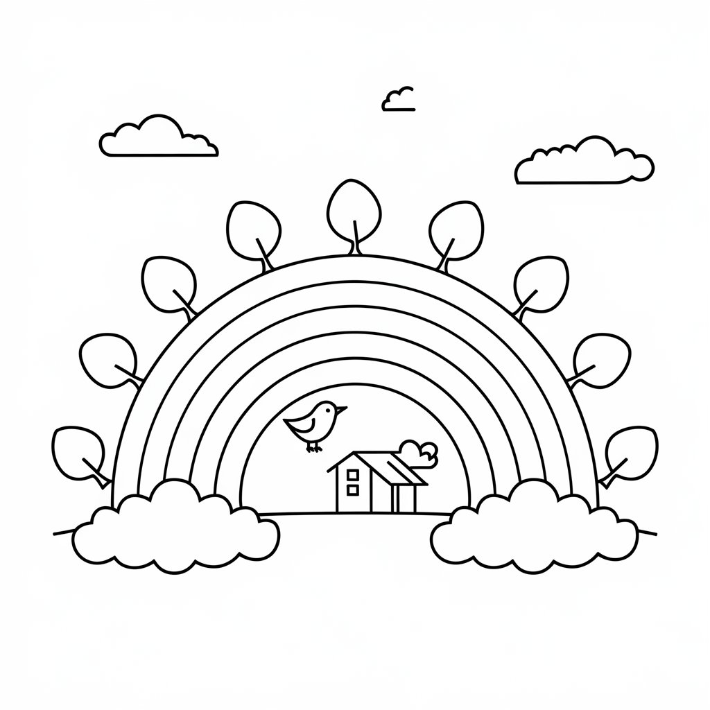 rainbow friends coloring page