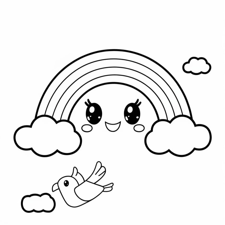 rainbow friends coloring pages