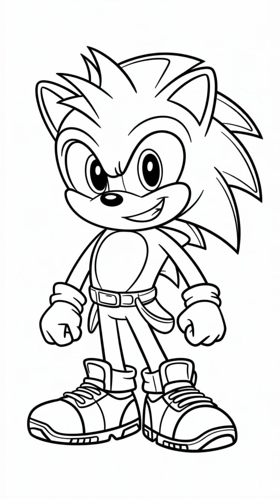 dark sonic coloring pages