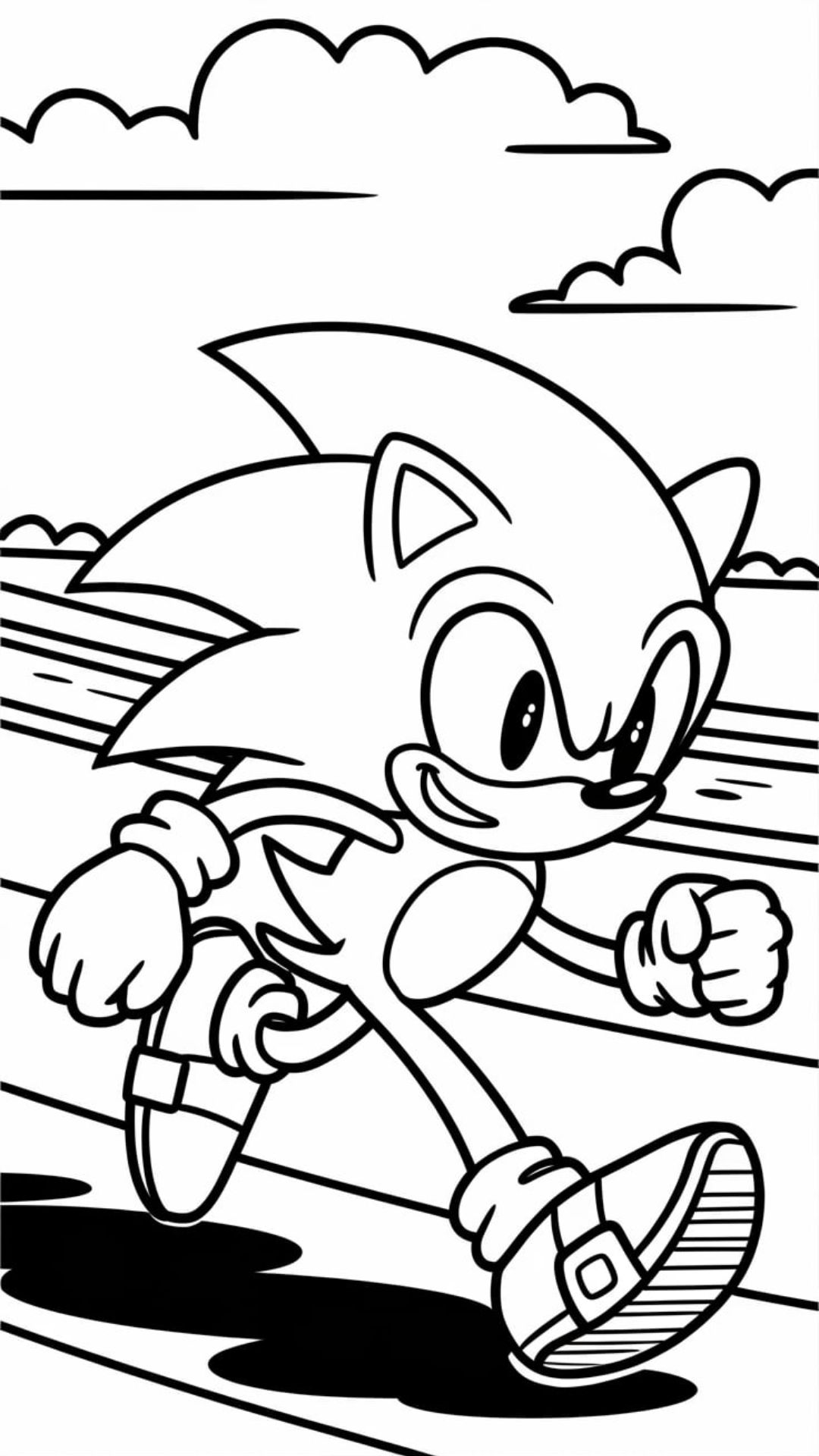 print sonic coloring pages