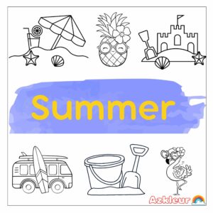 Summer Coloring Pages