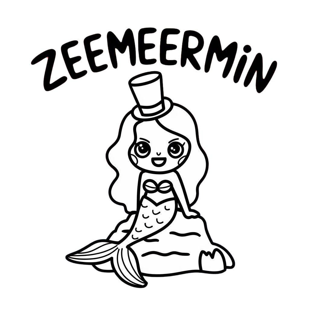 mermaid coloring pages print