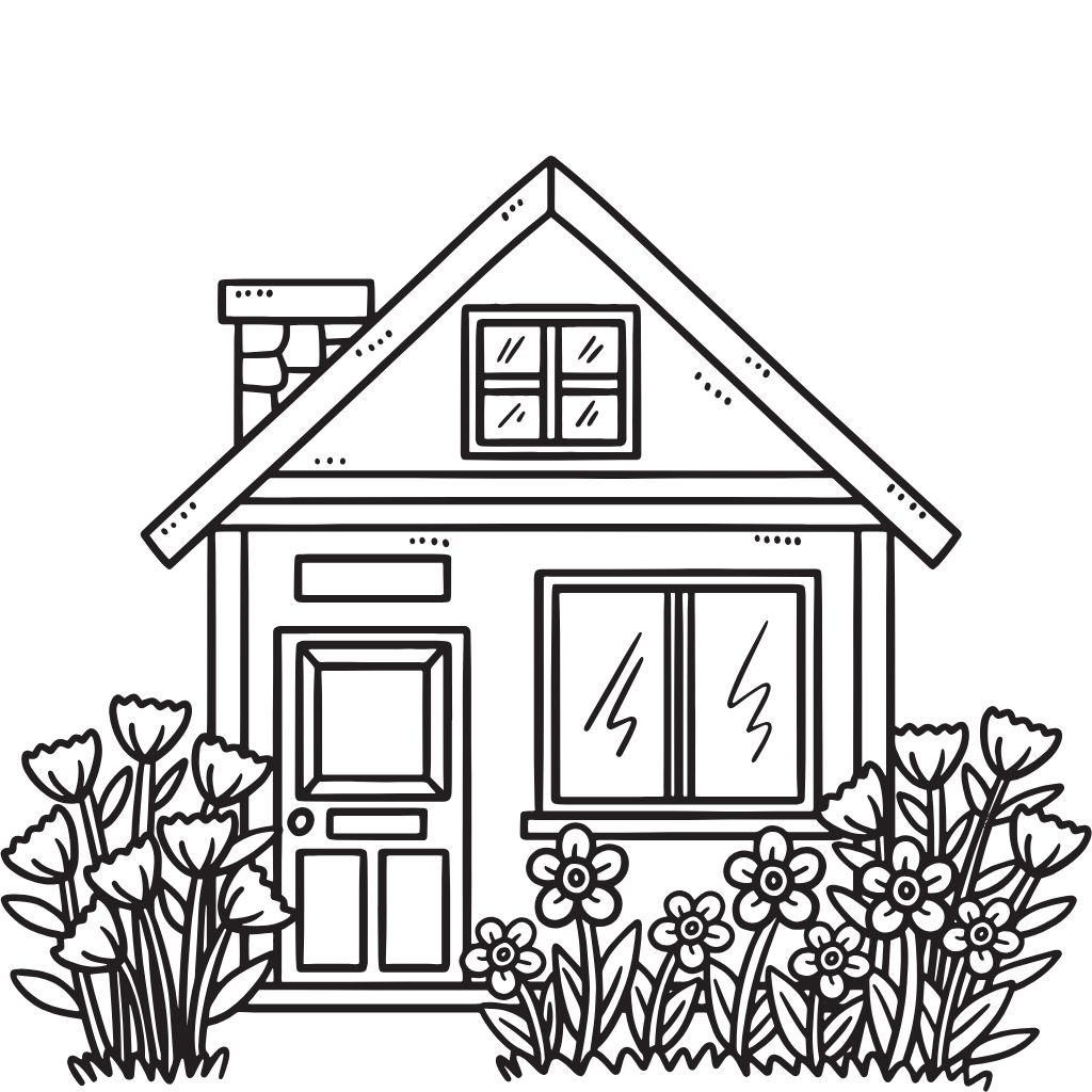 gardening tools coloring pages