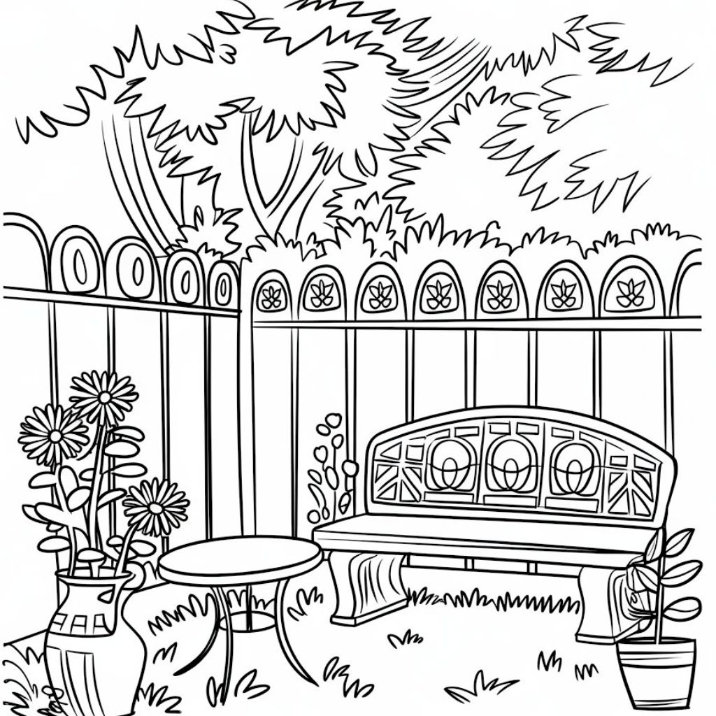 better homes and gardens coloring pages