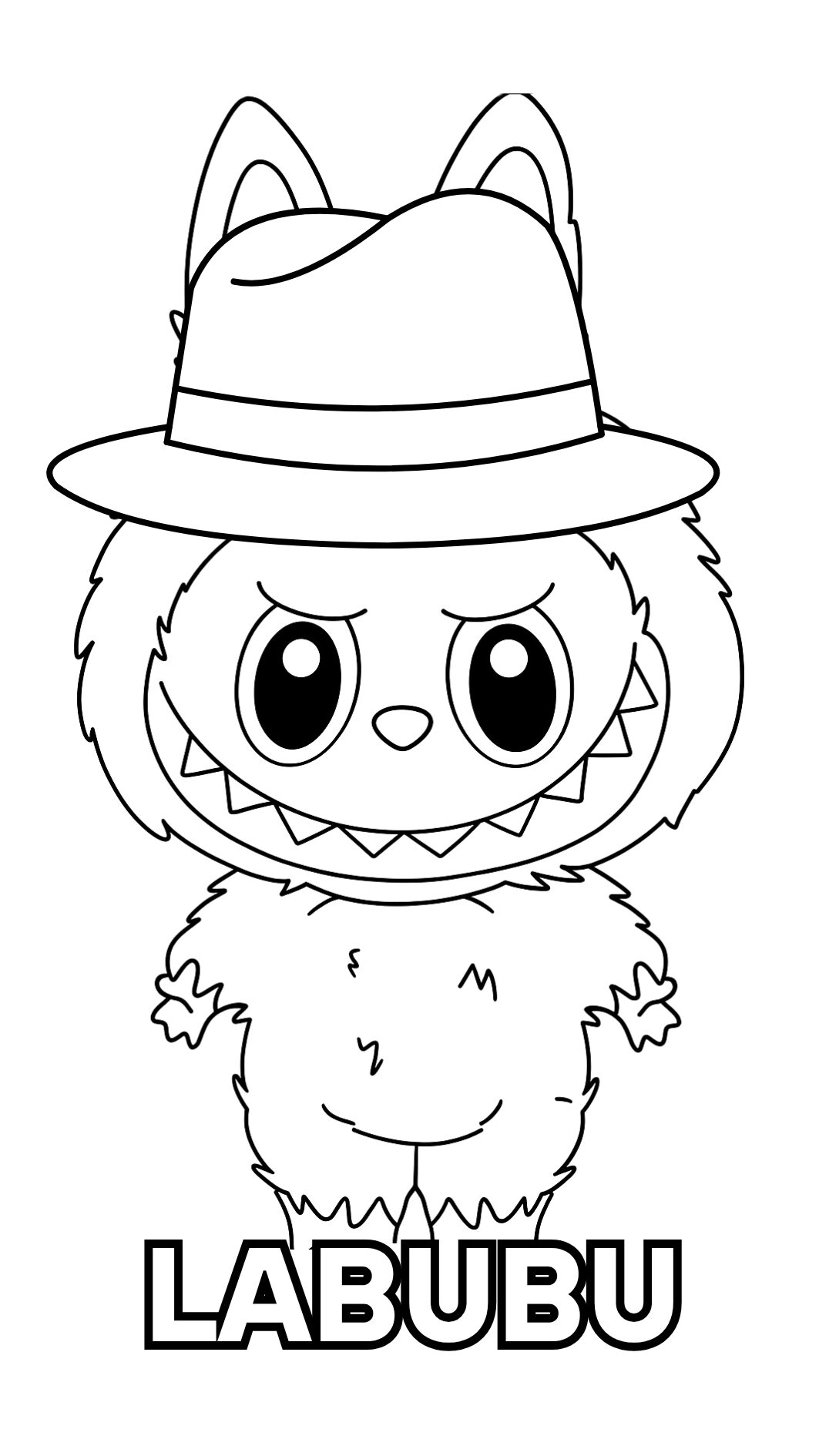 Labubu coloring book for kids free