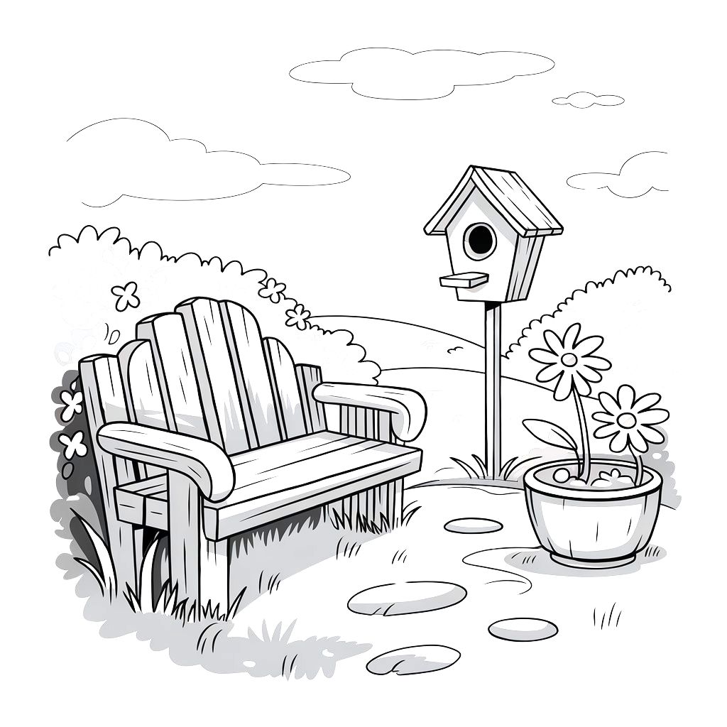 gardening coloring pages free printable