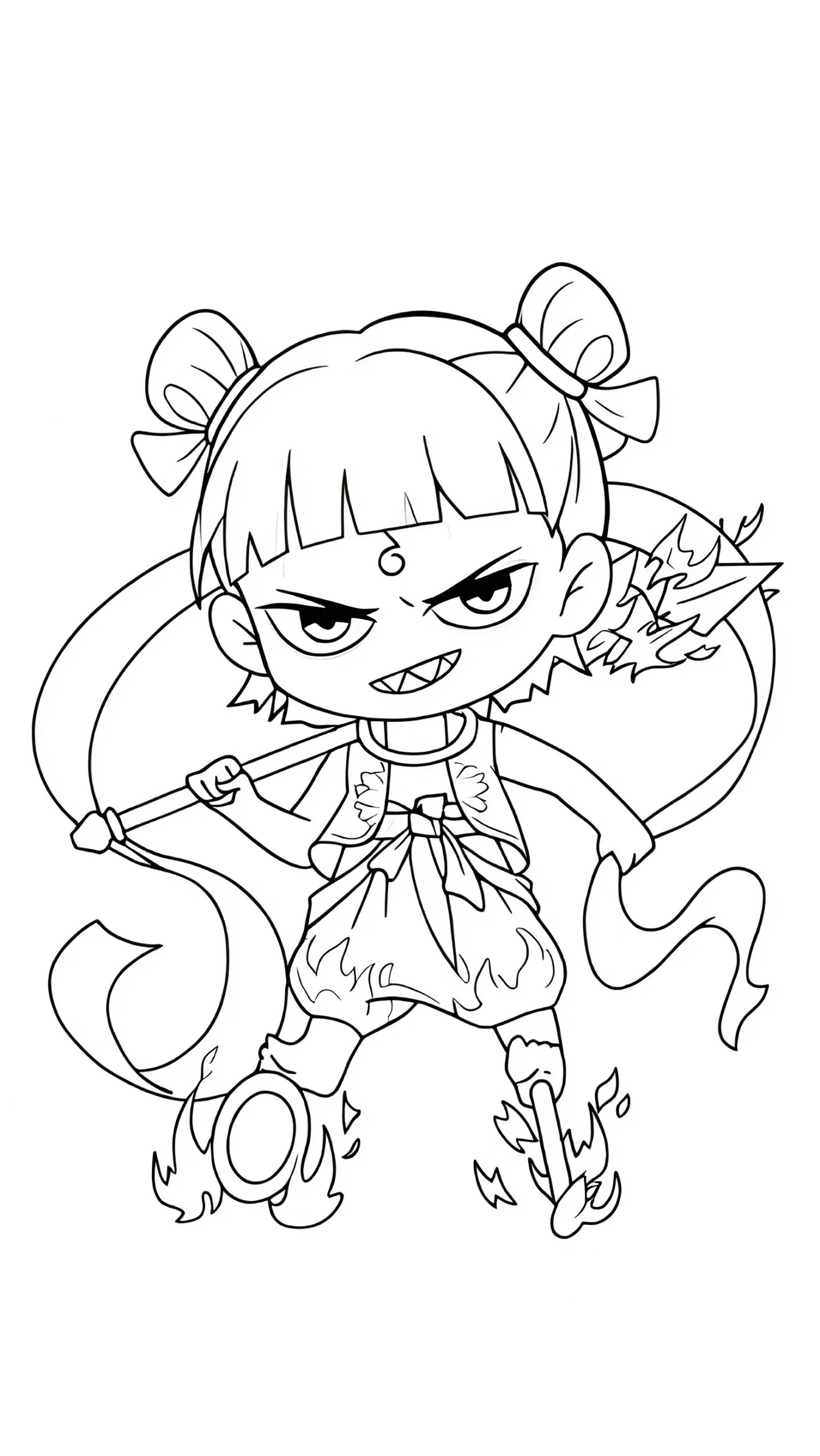 Download Ne Zha coloring pages fast and free