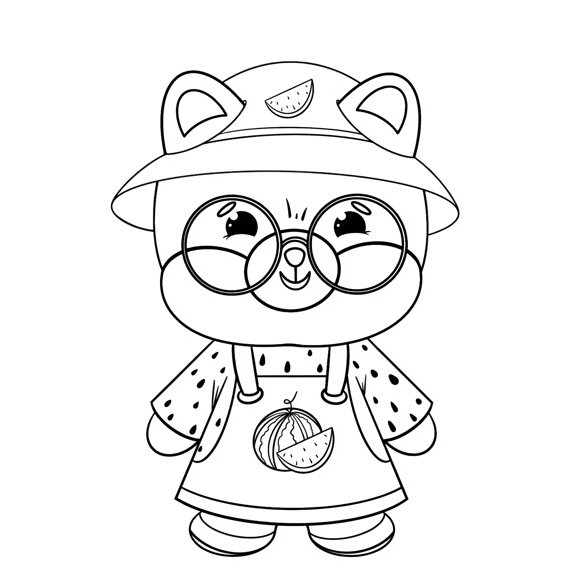 Lalafanfan coloring pages download free
